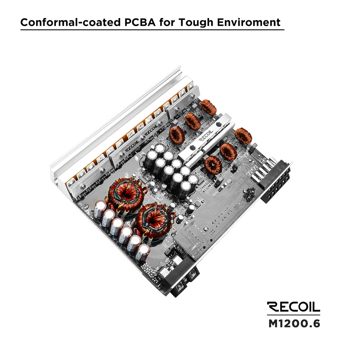 RECOIL Marine Grade 6-Channel Amplfiier - 110 Watts x 6 RMS @ 4 Ohms (M12006)