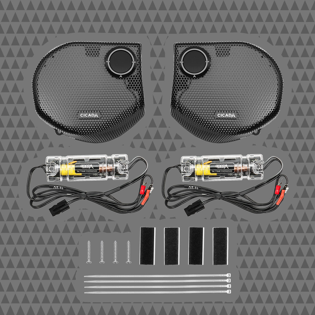 2024+ HD STREET GLIDE GRILLE w/TWEETER (RR05T included) (24CHDSGGTK05)