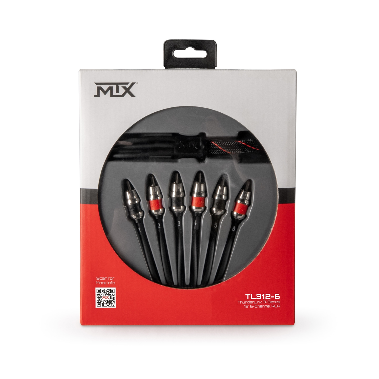 Thunderlink 3-Series 12 Ft 6-Channel Rca (TL3126)