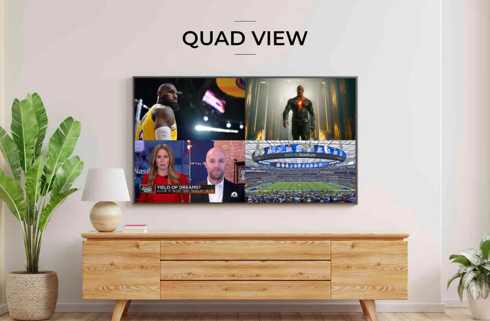 Wyrestorm 5K30Hz NetworkHD 4-Input Multiview Switcher | 5K30Hz 4:4:4 | 4K60Hz 4:4:4 | Dolby Vision & HDR (NHD0401MV)