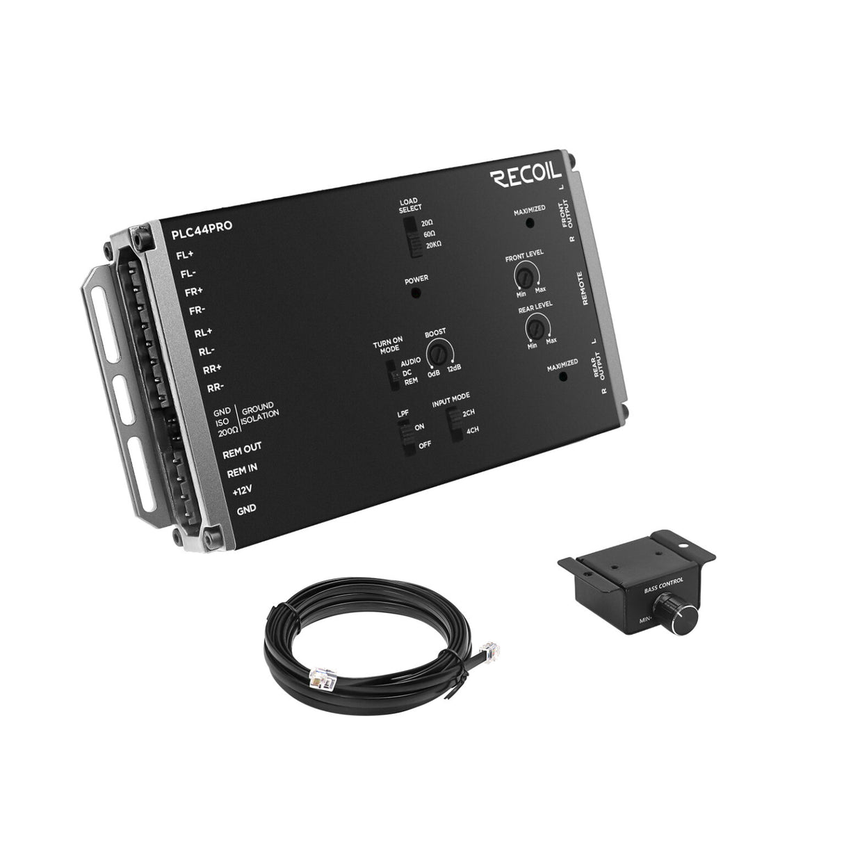 Recoil PRO 4-Channel LOC/Line Driver 2 Channel Input/4 Channel Output (up to 40V input handling) (PLC44PRO)