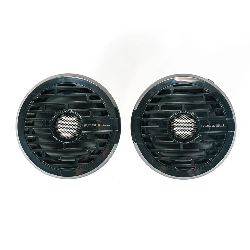 Roswell R1 SERIES 6.5" Marine Coaxial Speakers with RGB - Black (R165BLACK)