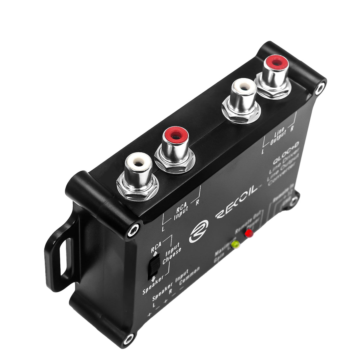 Recoil 2 Channel LOC with Bass Boost (up to 10V Input handling) (QLOCD)