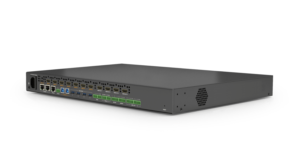 Wyrestorm 4K60Hz 8x4 Seamless Matrix |4K60Hz 4:4:4 | 7 HDMI & 1 USB-C input | 4 HDMI outputs (MX0804EDC)