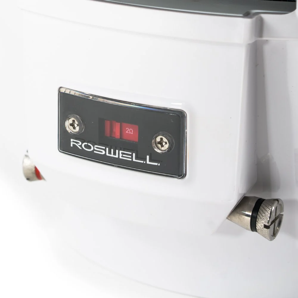 Roswell R1 SERIES 12" Marine Subwoofer with RGB Dual 4 Ohm (White) (R112SUBWHITE)