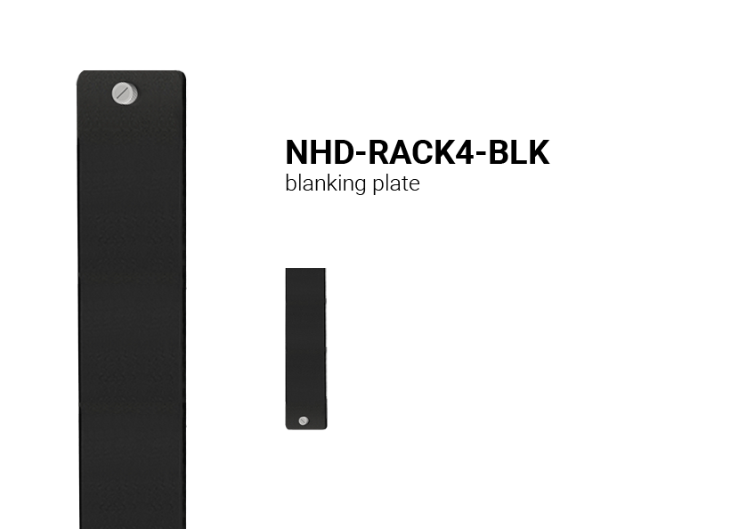 Blanking Plate for NHD-000-RACK4 (NHDRACK4BLK)