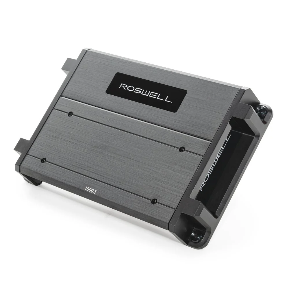 Roswell R1 2-Channel Amplifier - 1,000 Watts x 1 RMS @ 1 Ohm / 675 Watts x 1 RMS @ 2 Ohms (R110001)