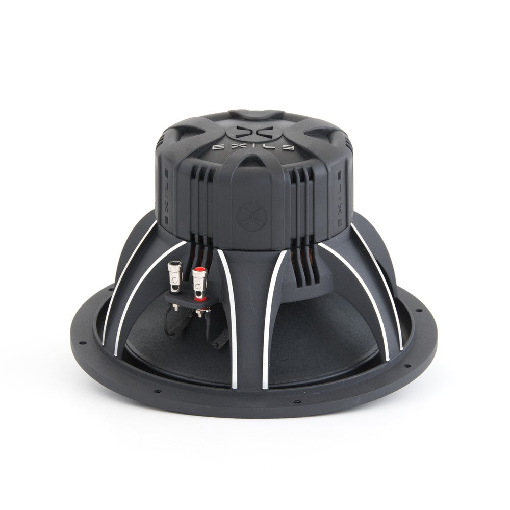 EXILE 12" Dual 4 Ohm Cast Basket Subwoofer with Grille Included (sold as EACH) (XI12D)