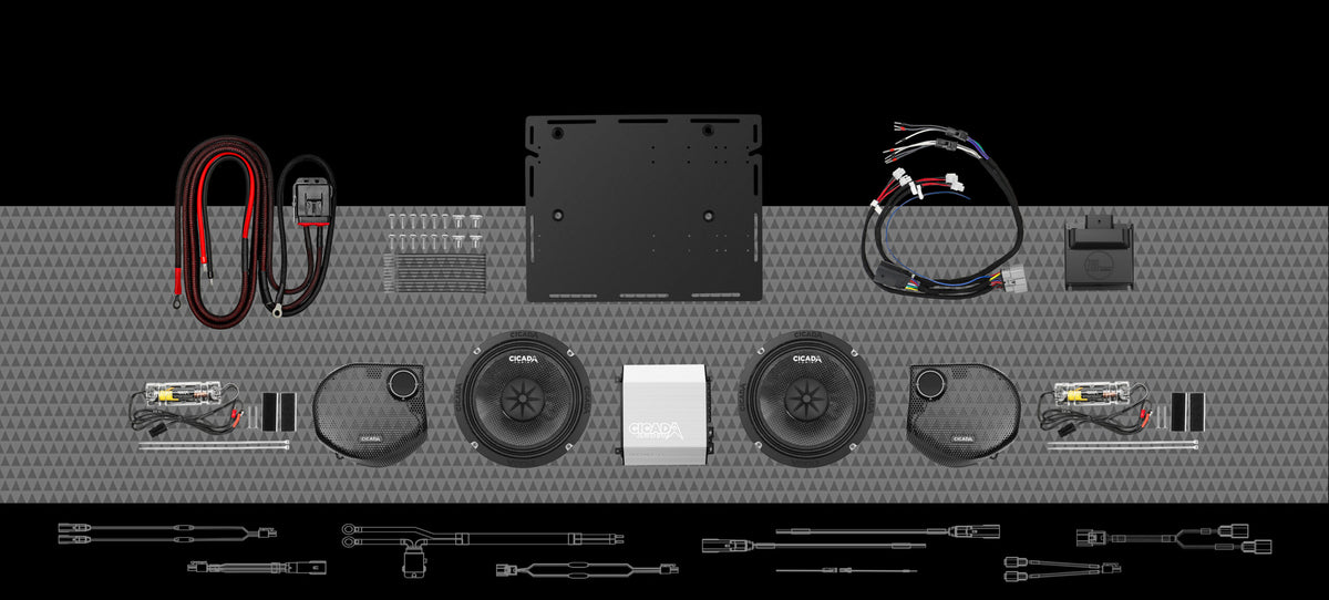 2024+ HARLEY DAVIDSON STREET GLIDE 4-SPEAKER PACKAGE (24FLXPCM4X4SG)
