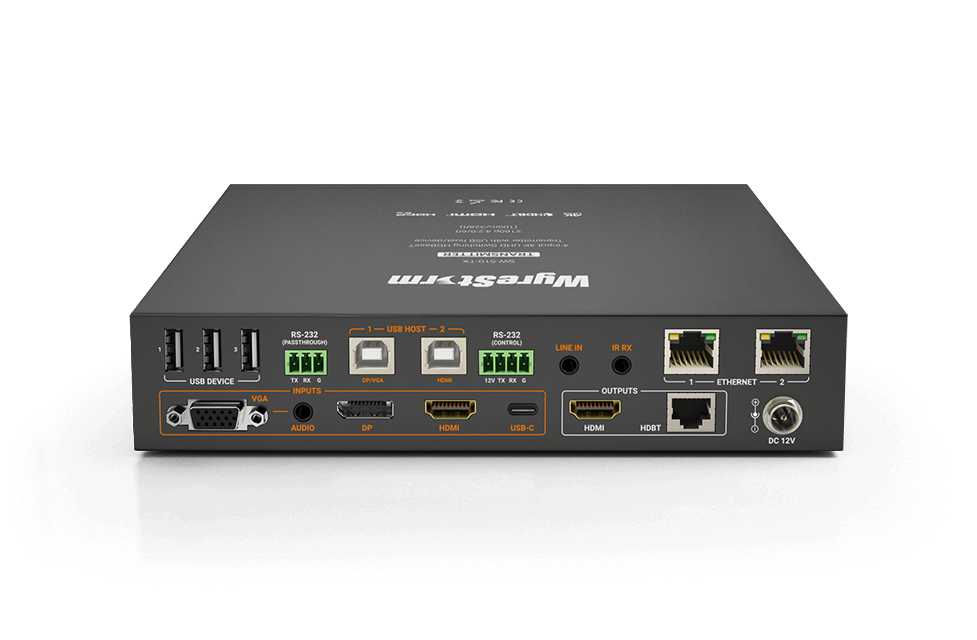 Wyrestorm 4-Input Advanced Presentation Kit with 2.8” Touchscreen Control Contains: (SW-510-TX,SW-515-RX,TS-280-US) (SYNKIT510US)
