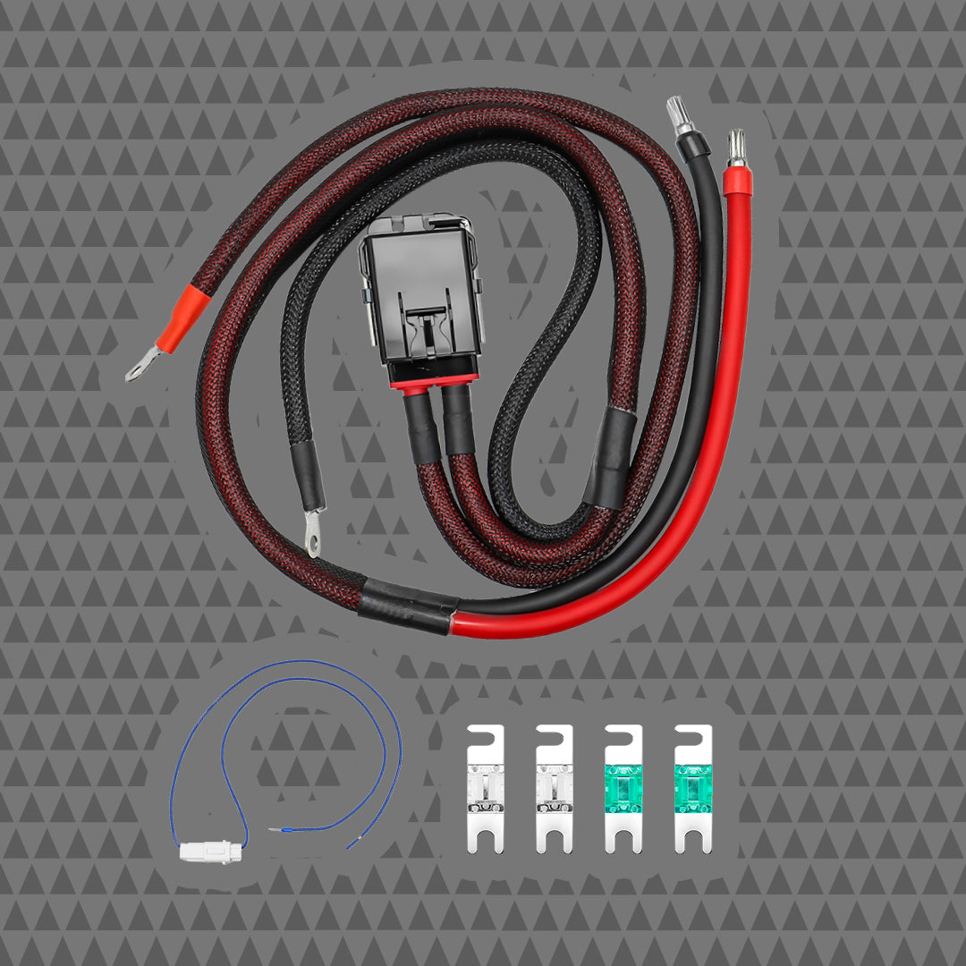 CICADA AUDIO 2 AWG Power / Ground Kit for Tour Packs (HDPG2KT)