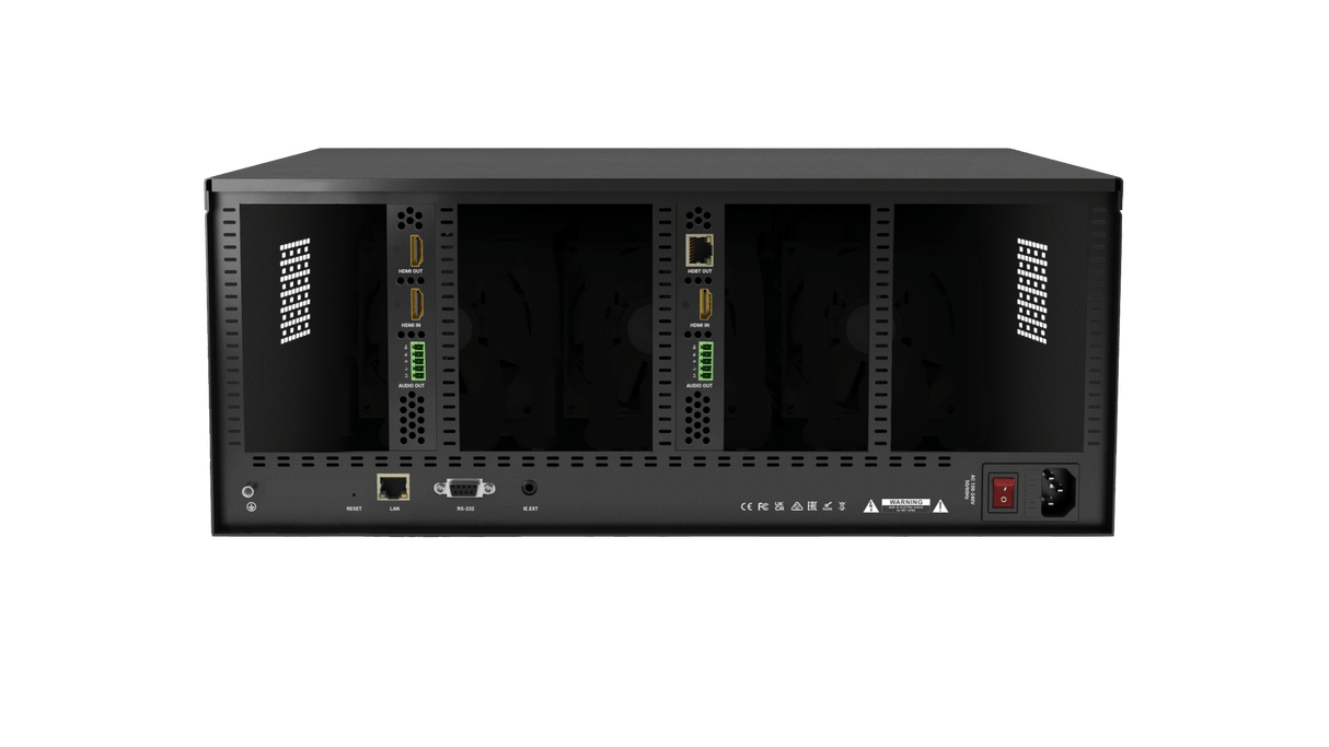 16 Slot - 4K60Hz 4:4:4 Seamless Empty Custom Matrix Chassis (MX1616SCL)