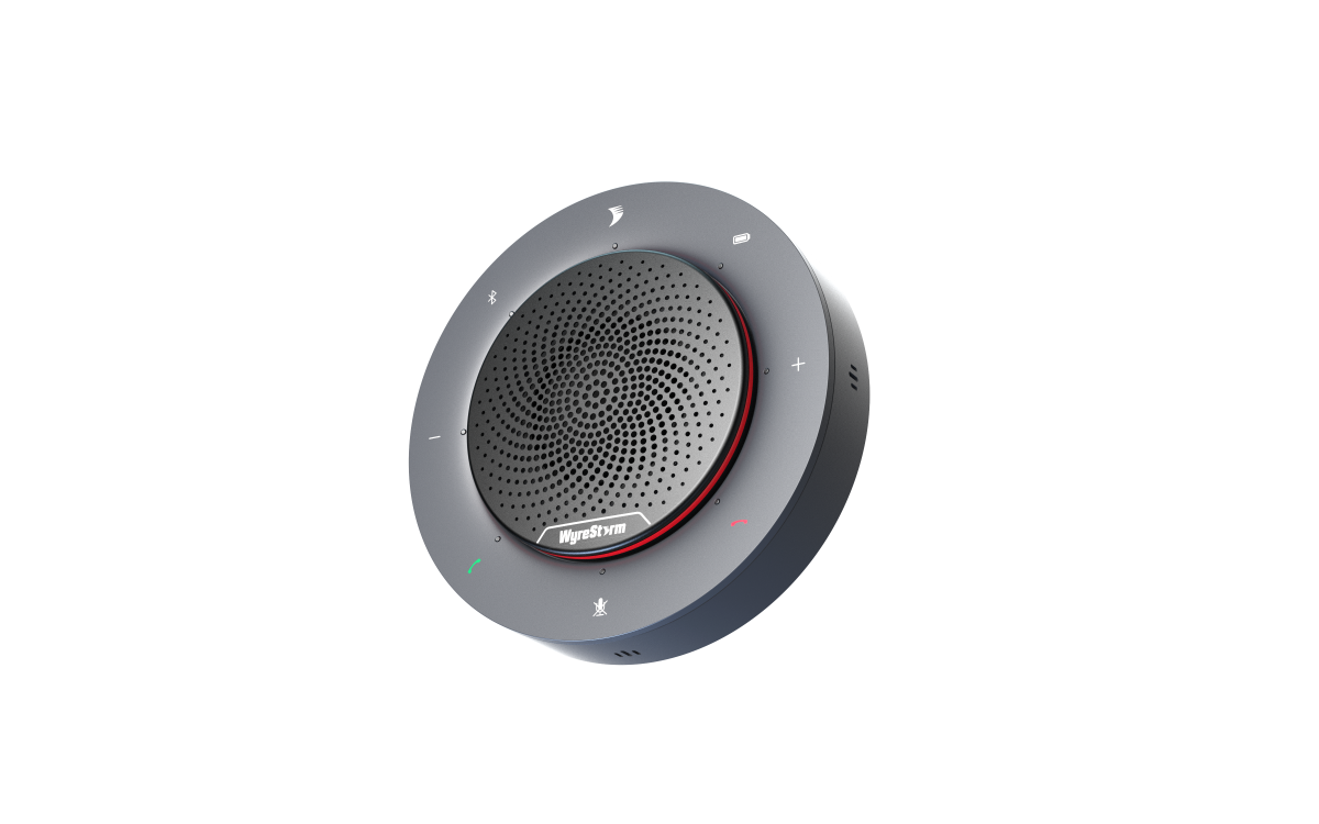 Wyrestorm USB/Bluetooth Speakerphone | Omni-direction 4xMics | AEC &ANR &AGC | USB & Bluetooth (HALO60)