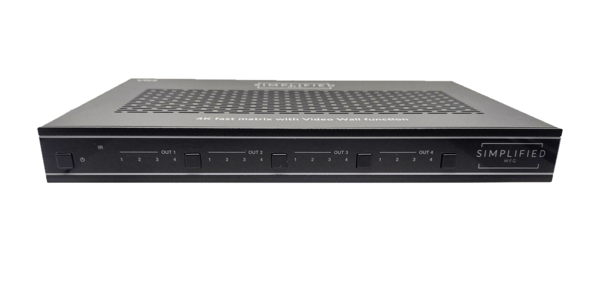 4K Fast switch matrix with 4K Video Wall Functions (VW2)