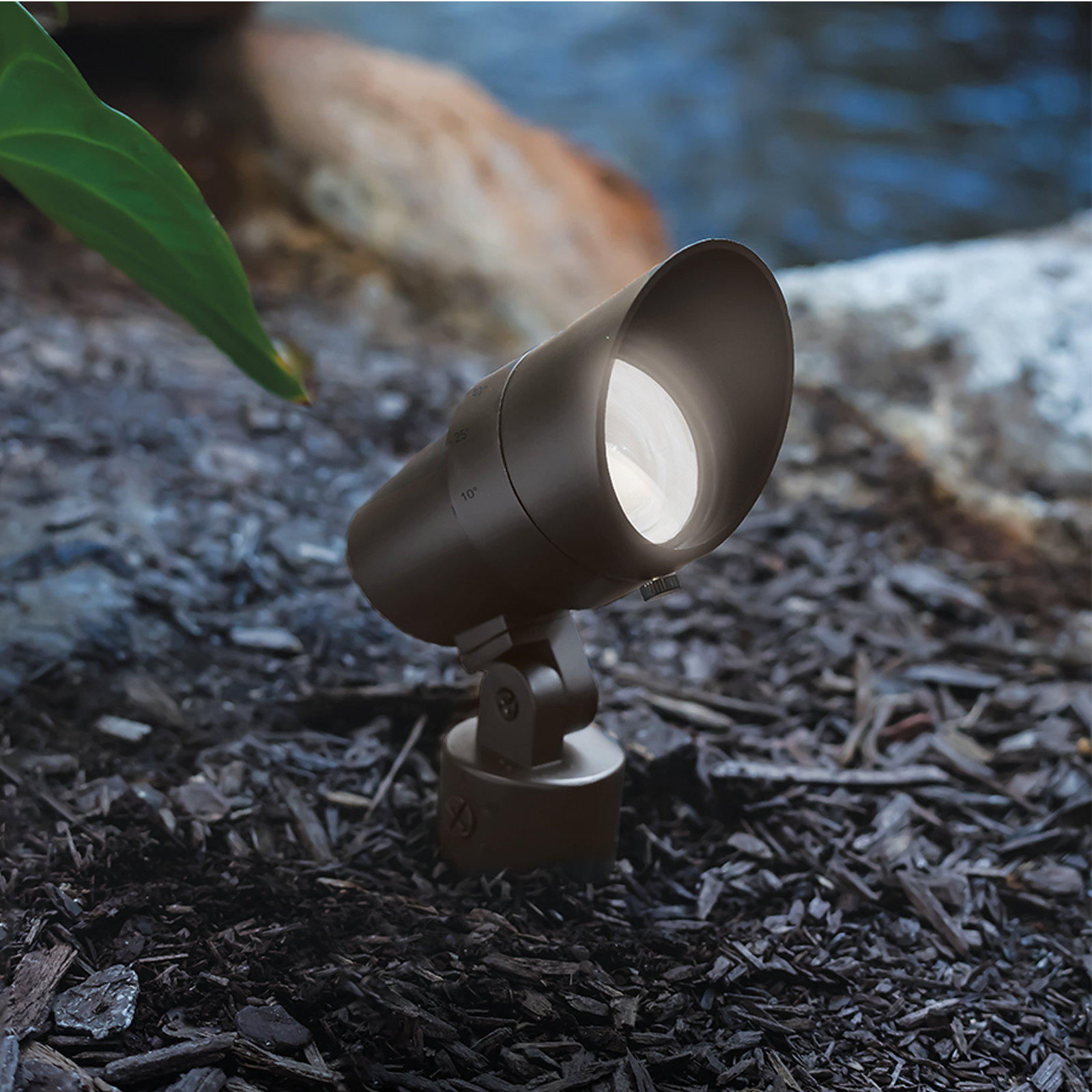 WAC 12V LED Landscape Accent Luminaire Spot Light Bronze on Aluminum (501130BZ)
