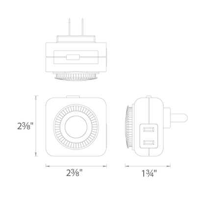 WAC Mechanical Timer Accessory (9000MTIWT)