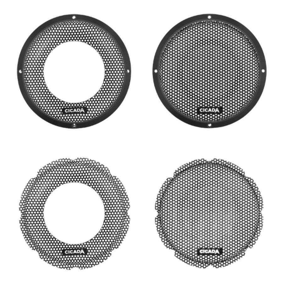 CICADA 6.5" FULL METAL SPEAKER GRILLES (Flush Mount) (CBG65F)