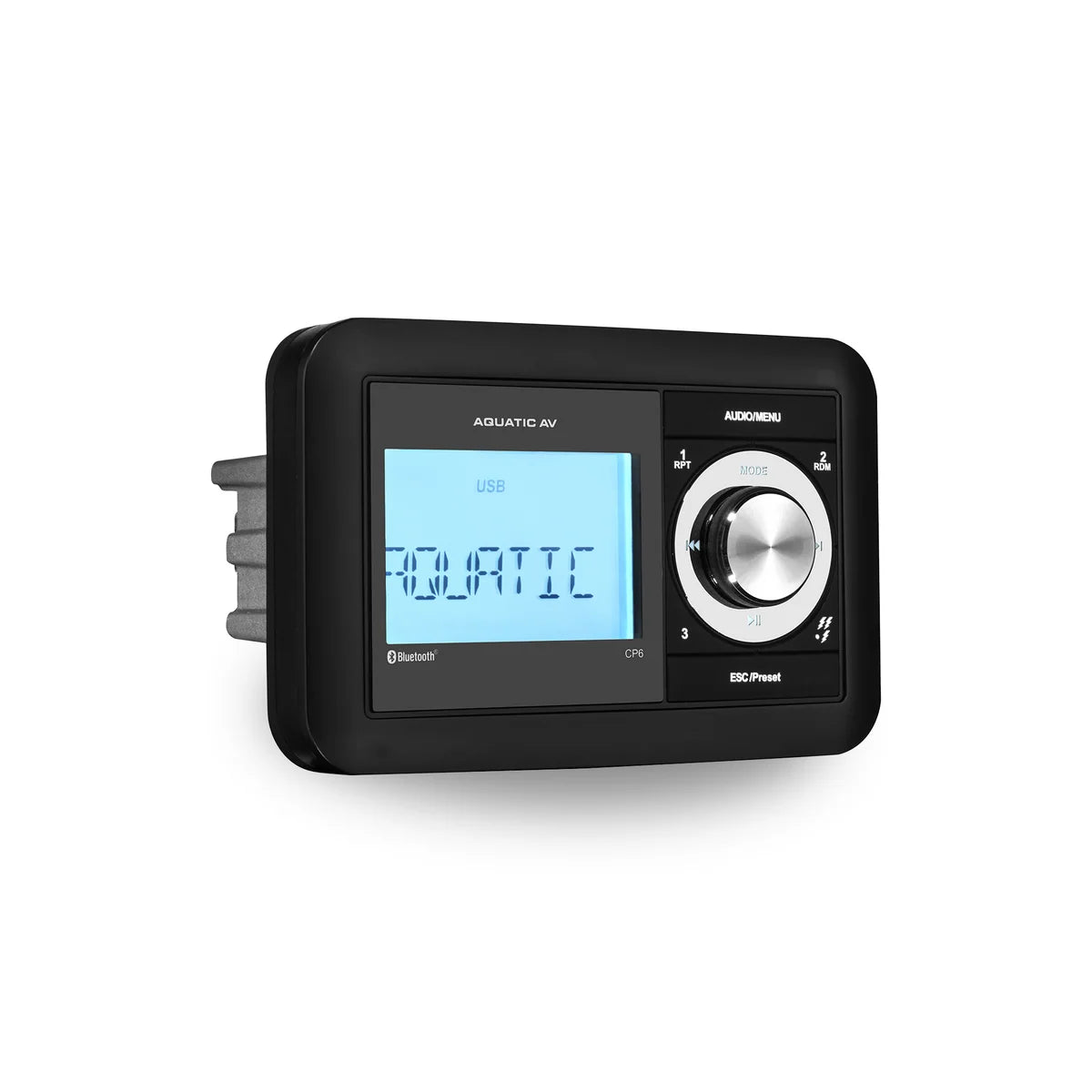 AQUATIC AV Compact Stereo with Bluetooth, Single RCA Preouts (CP6)