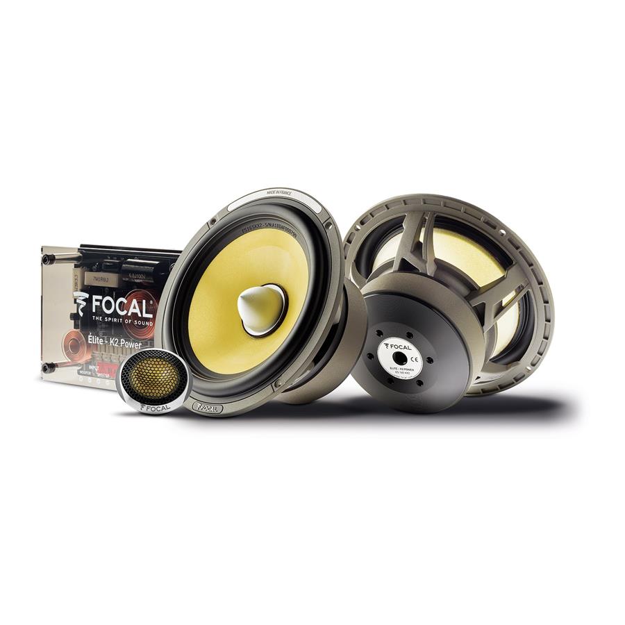 Focal K2 Power Kevlar 2-Way 6.5" Component Kit (ES165KX2)
