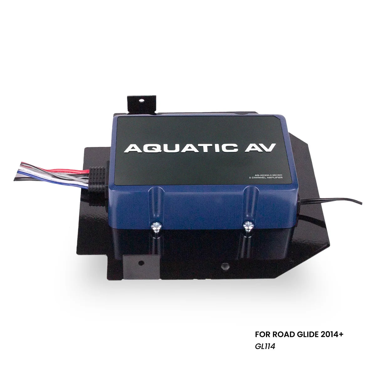 AQUATIC AV 2014+ ROAD GLIDE AMPLIFIER MOUNTING BRACKET & HARNESS (GL114)