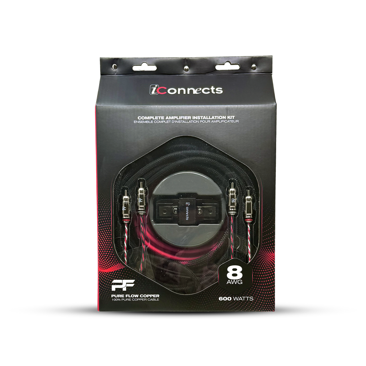 iCONNECTS PRO 8 AWG 600W AMPLIFIER KIT ICPRO600K