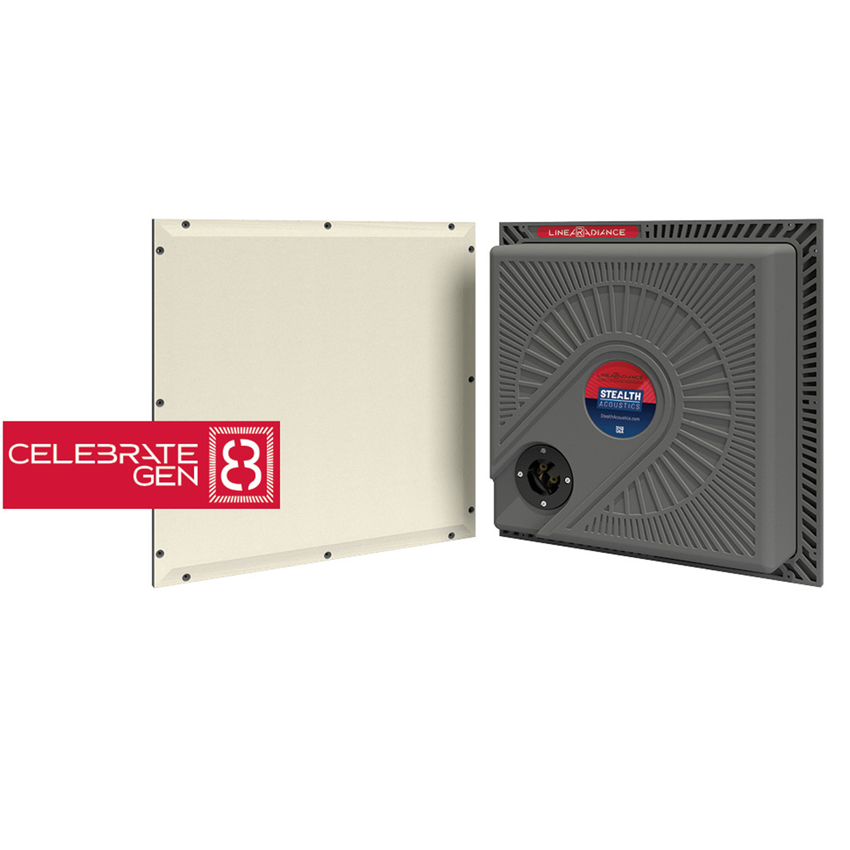 Stealth Acoustics Constant Voltage: LR116 Invisible Speaker with pre-installed CVXMR30 30W Transformer (LR116CVS)