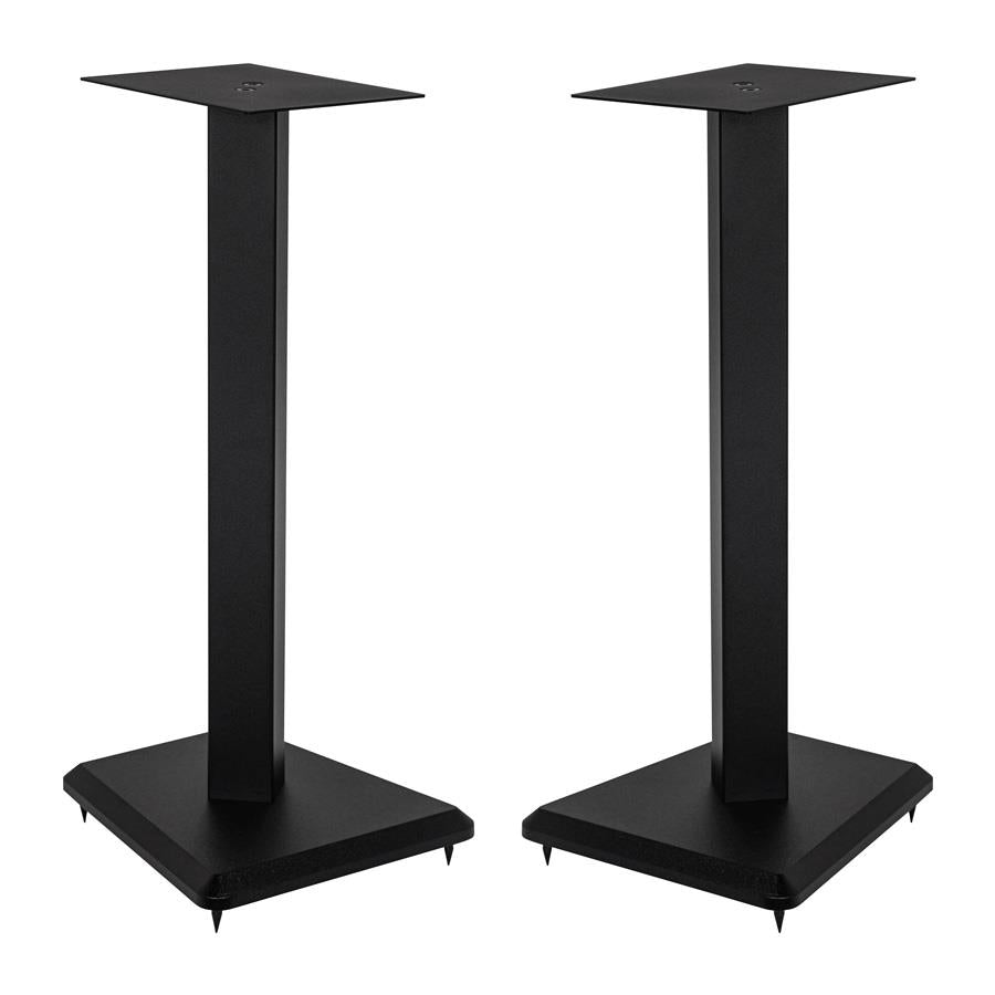 23" Steel/MDF Speaker Stands - Black (LS10B)