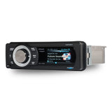 AQUATIC AV Single DIN Flagship Marine Receiver - 3 pairs of RCA Preouts, Sirius XM Ready (AQMP5UBTS)