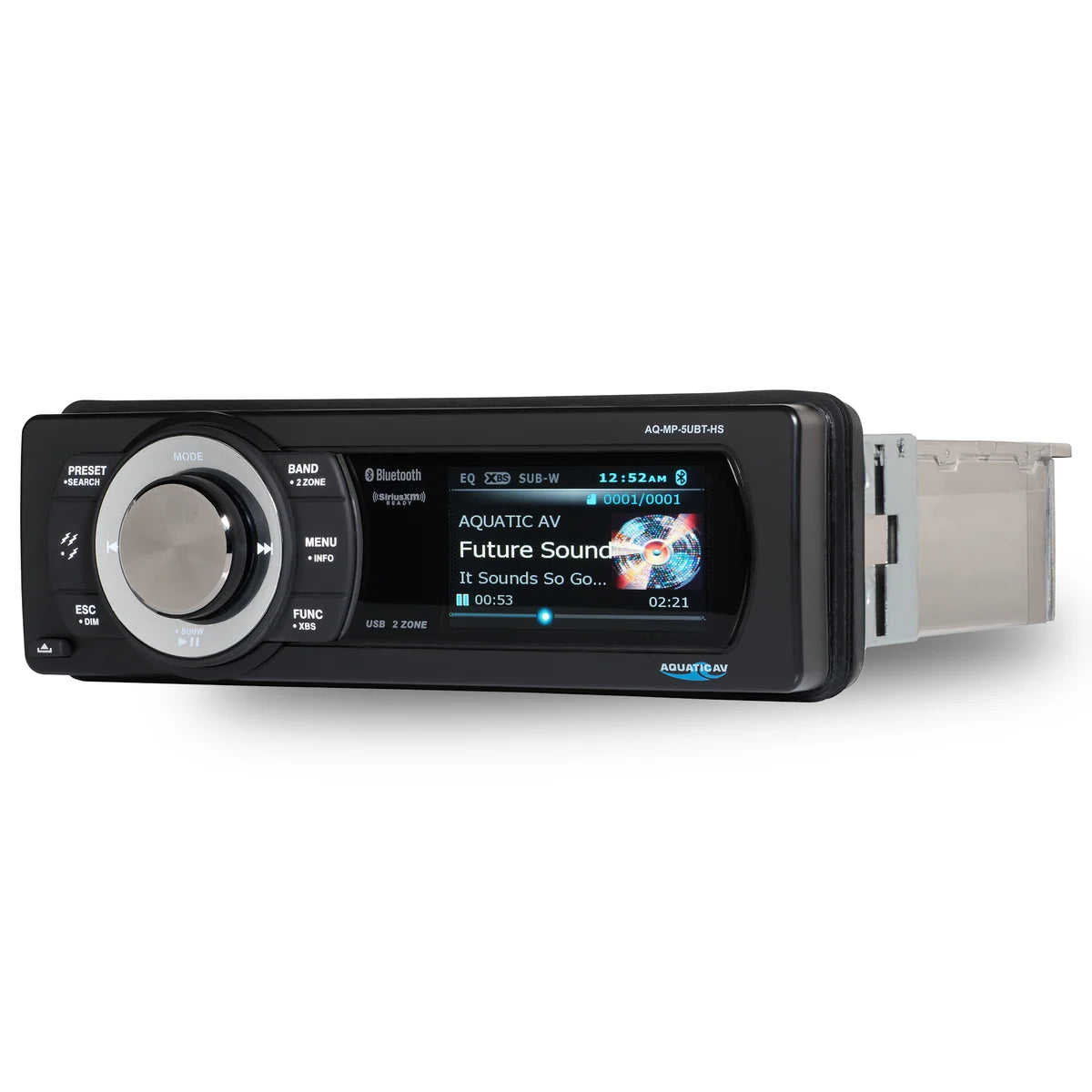 AQUATIC AV 1998-2013 FLAGSHIP RECEIVER WITH BLUETOOTH / SIRIUS XM READY (AQMP5UBTHS)