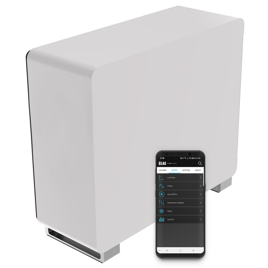 MURO 10" Thin Powered Subwoofer NA/CE - White (SUB2020W)