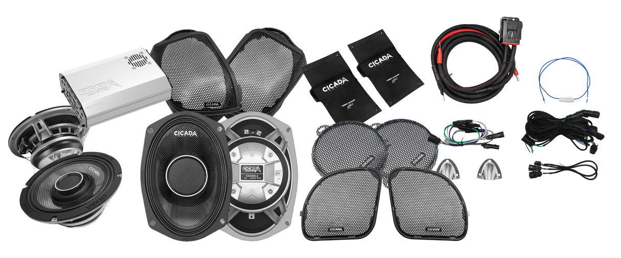 2014-2023 HARLEY DAVIDSON 4-SPEAKER PACKAGE (14FLXPCHX4X4)