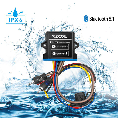 RECOIL Waterproof Bluetooth receiver (BTR4C)