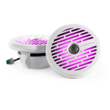 Roswell R1 SERIES 8" Marine Coaxial Speakers with RGB - White (R18WHITE)