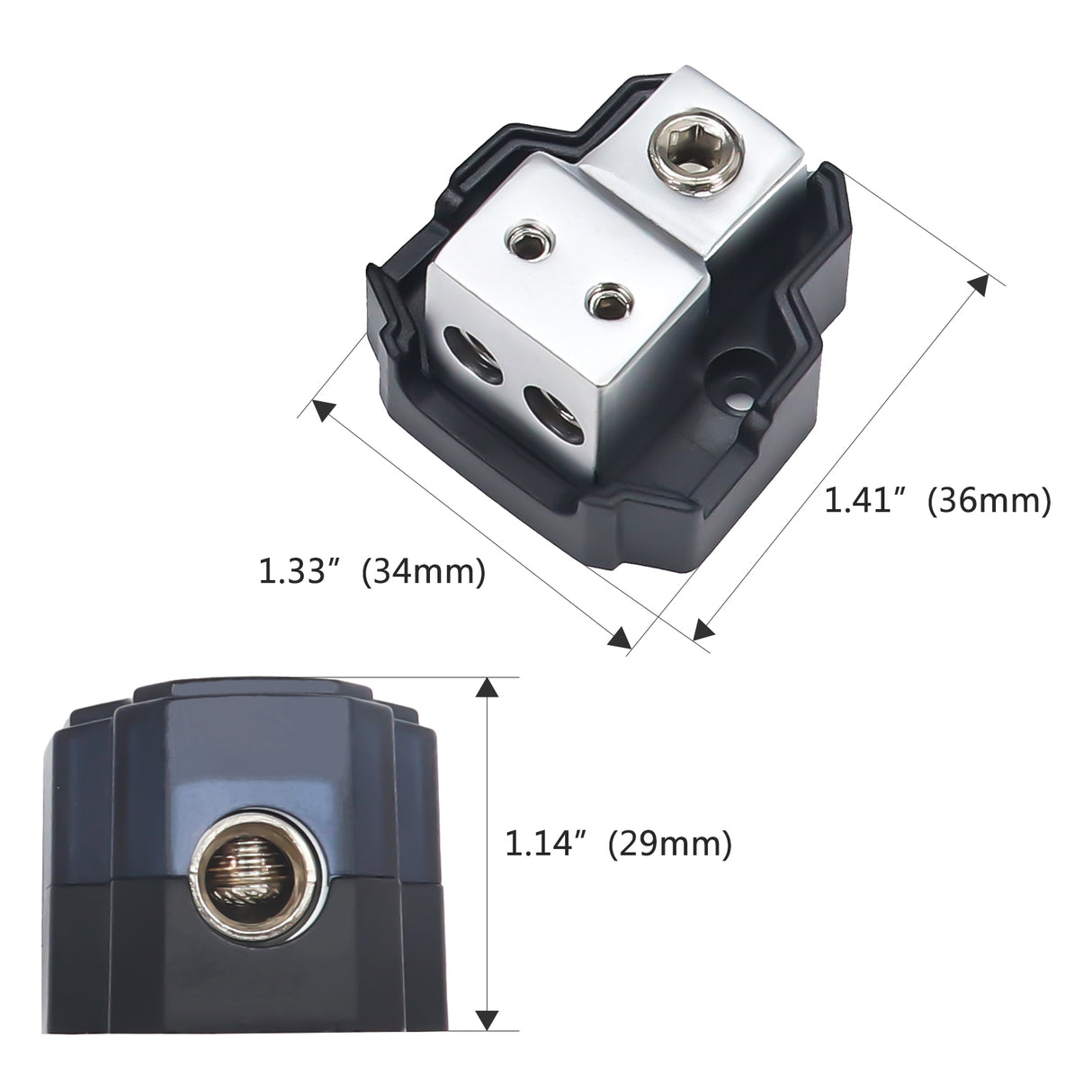 RECOIL 2 Position Power/Ground Distribution Block (SDB12)