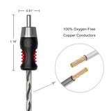 RECOIL ECHO PRO SERIES 2-Channel 12 FT RCA Cable (PCI212)