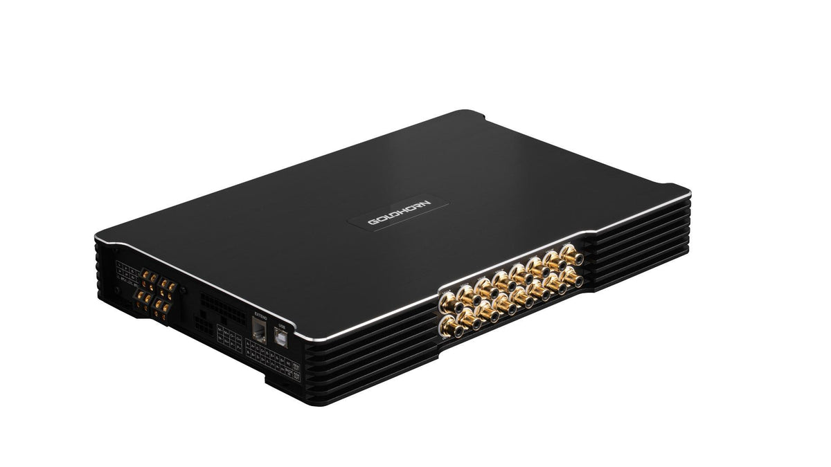 Goldhorn DSP ULTRA SERIES 16-Channel Amplifier / 24-Channel DSP - 50 Watts x 12 RMS + 100 Watts x 4 RMS (DSPA1616ULTRA)