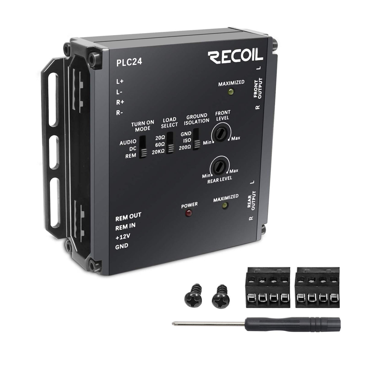 Recoil 3 Channel LOC with 4 Channel RCA Outputs (up to 20V Input Handling) (PLC24)