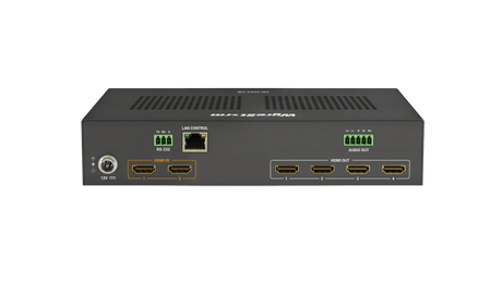 4K 60Hz 4-Output Video Wall |  1x4, 2x2 layout |Ultra-wide resolution support  | WEB GUI and RS232 control (SW0204VW)