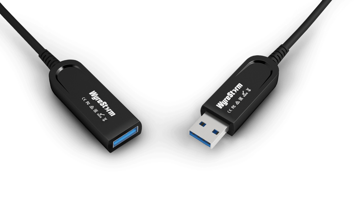 USB 3.2 M to F Active Optical Extension Cable | 10Gbps Superspeed+ | Plenum Rated (15m/49ft) (CABUAOC15P)