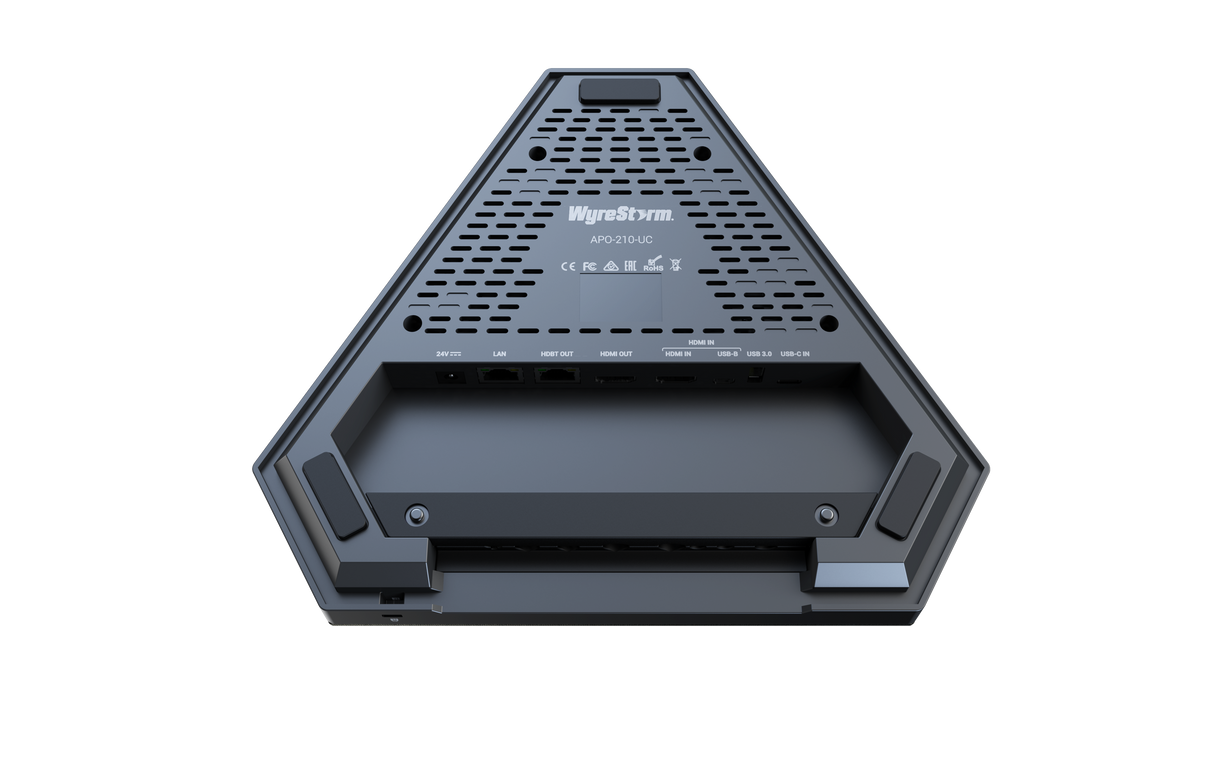 Apolloª Video-speakerphone switcher |USB-C & HDMI input  | HDMI Out & HDBaseTª Out  |10W Speaker | Omni-direction 4xMics | Dual-View | Airplay & Miracast & APO-DG1 dongle (APO210UC)