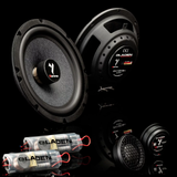 GLADEN GAMMA 6.5" SLIM Component Speakers - 3 Ohm Imdance (sold as a SET) (GAMMA1652SLIM)