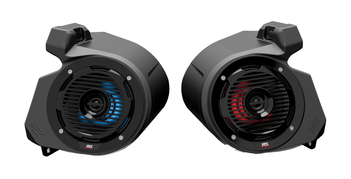 Polaris Rzr 6.5" Front Kick Panel Speaker Pods W/Rgb 2014+ (RZR14FS)