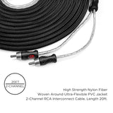 RECOIL ECHO PRO SERIES 2-Channel 20 FT RCA Cable (PCI220)