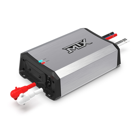 800-Watt Rms Full Range Class-D Ip-67 Rated, Compact, 2-Channel,Bridgeable,  Powersports Amplifier (PS4002)