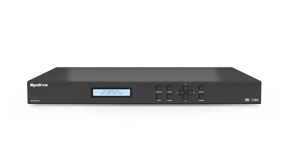 Wyrestorm 5K30Hz 8x8 Seamless Scaling HDMI Matrix w/ USB-C | 5K30Hz 4:4:4 | 4K60Hz 4:4:4 | HDR  (MX0808SCLv2)