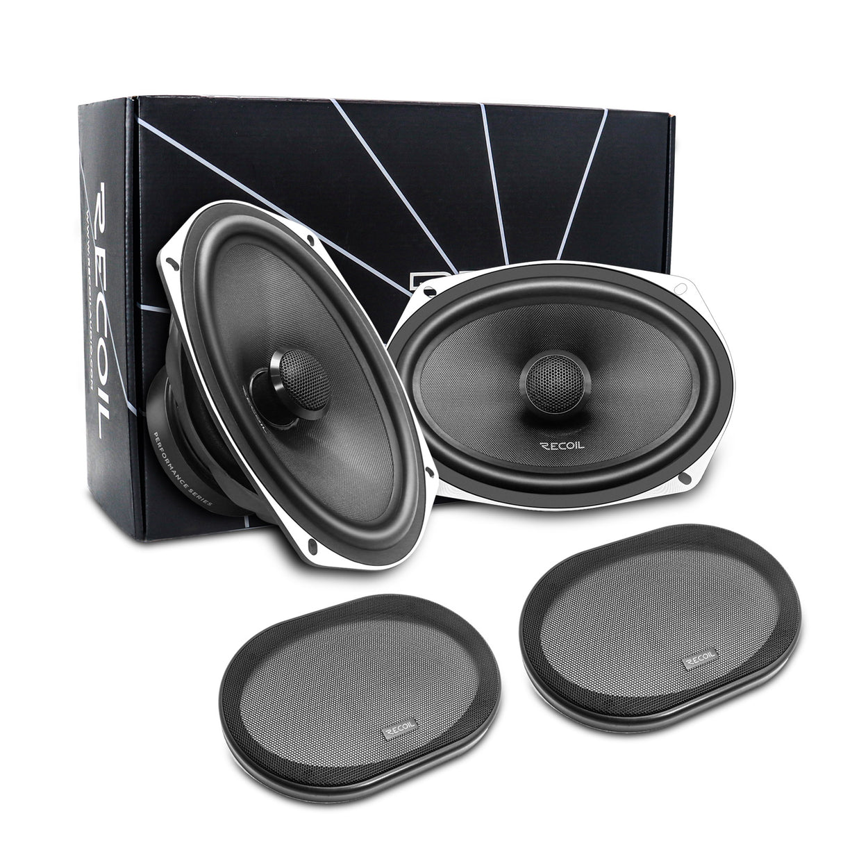 Recoil ECHO PRO SERIES 6x9 2-Way Coaxial Speakers (RX69)