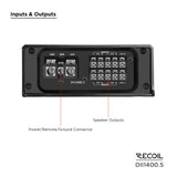 Recoil DII SERIES 5-Channel Amplifier 100 Watts x 4 RMS @ 4 Ohms + 800 Watts x 1 RMS @ 2 Ohm (DII14005)