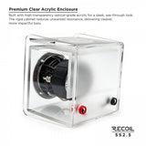 RECOIL 2.5" LOADED ACRYLIC SUBWOOFER ENCLOSURE (SS25)