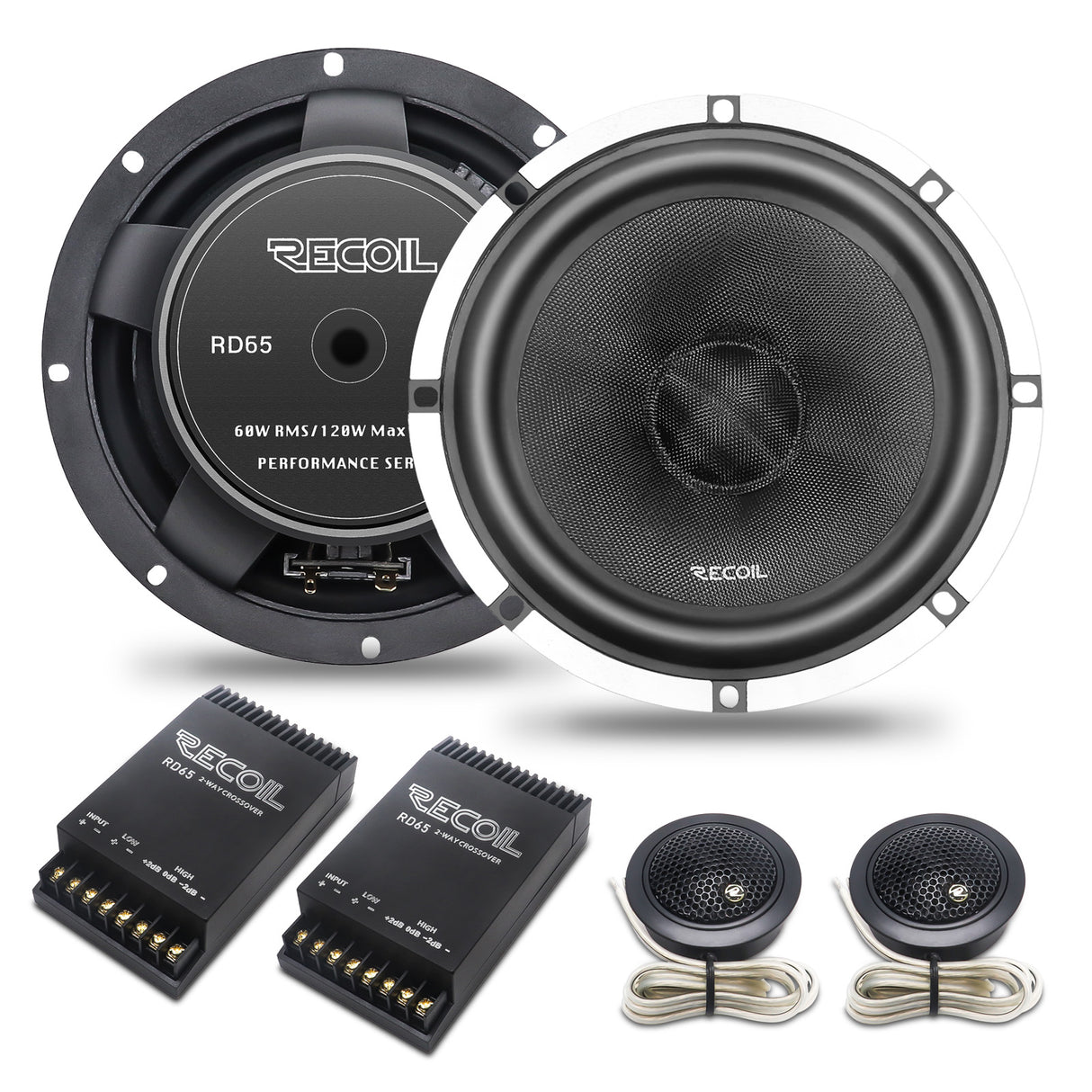 Recoil ECHO PRO SERIES 2-Way Component Speaker System (RD65)