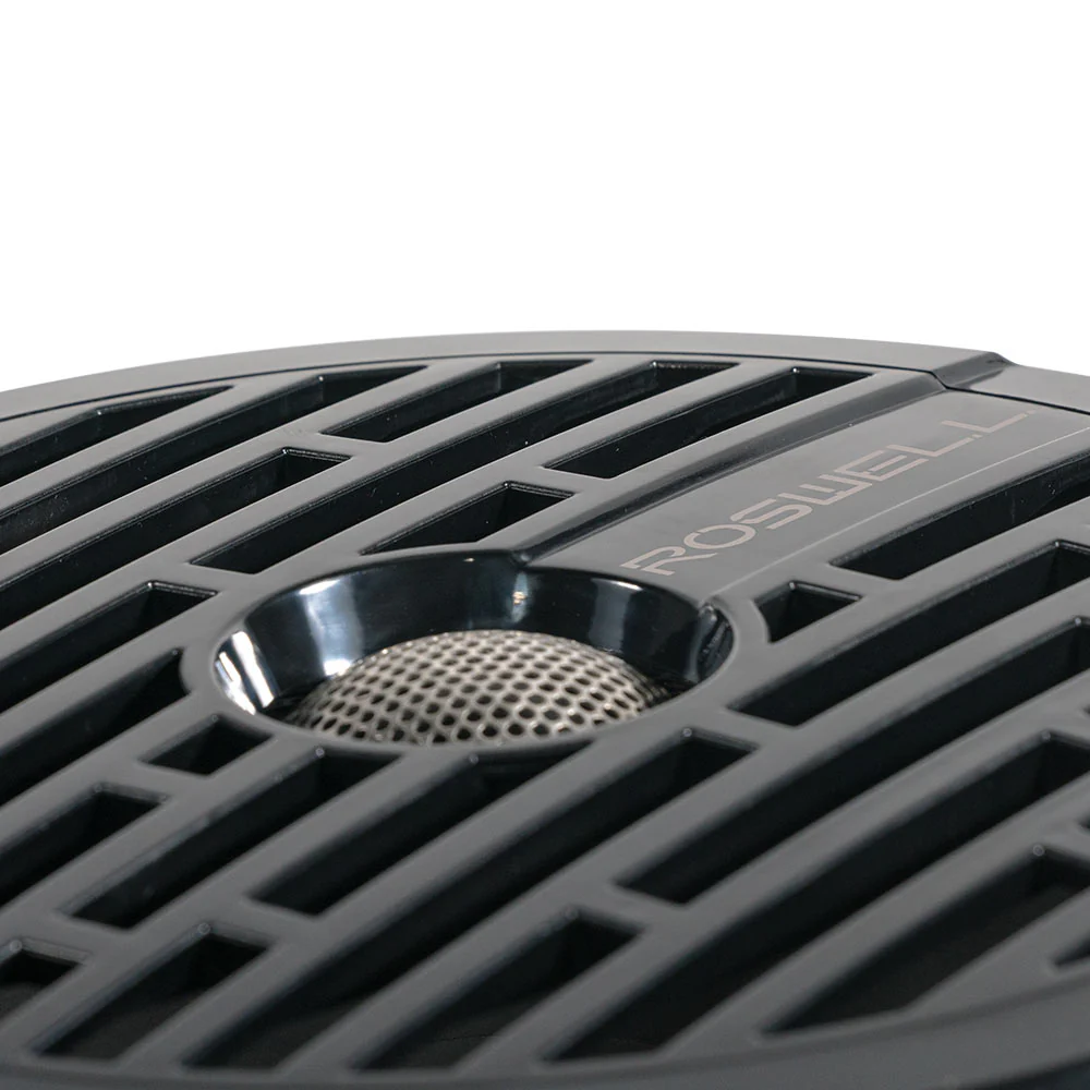 Roswell R1 SERIES 8" Marine Coaxial Speakers with RGB - Black (R18BLACK)